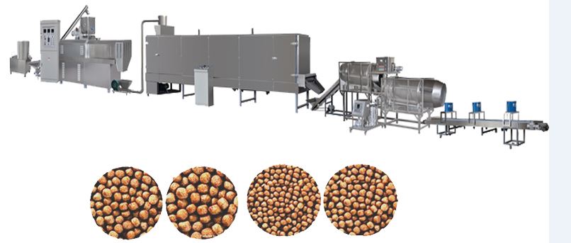floating fish feed pellet  extruder machine